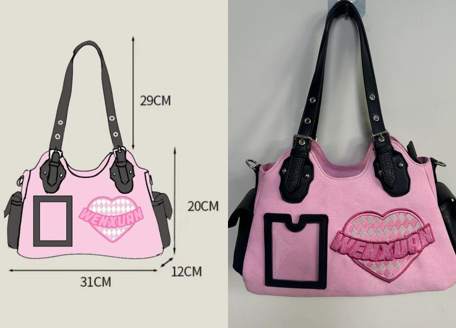 Custom Handbag Developed from Client Drawing