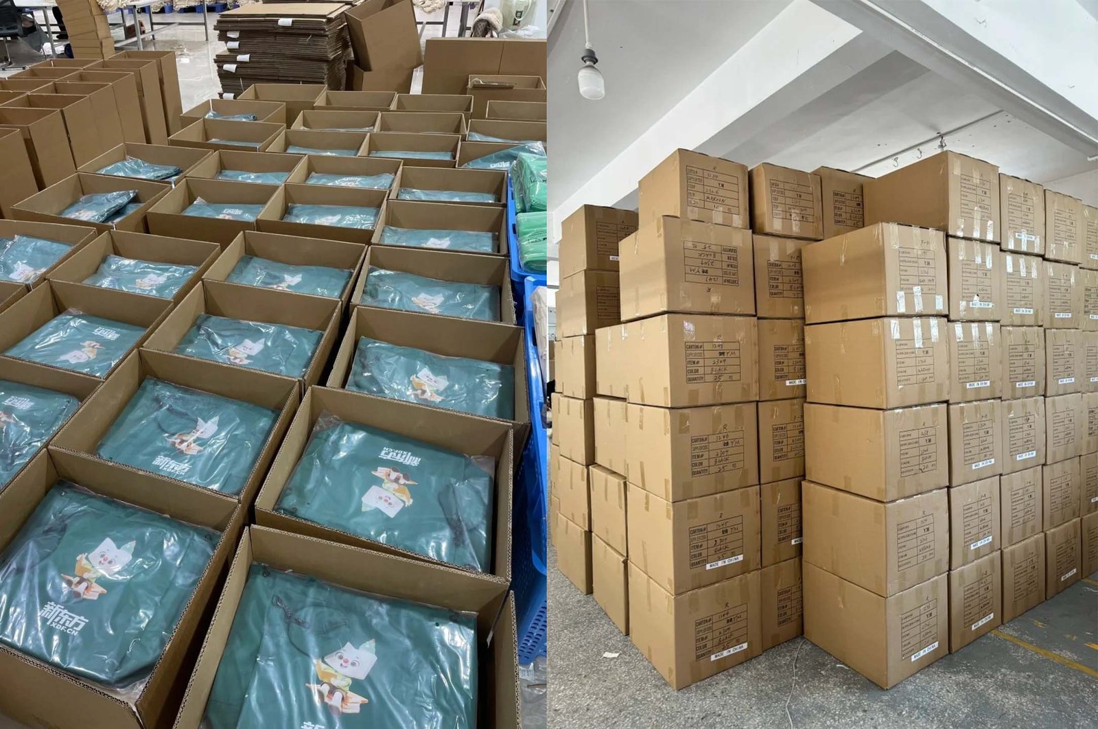 Final inspection and export packing for custom bags
