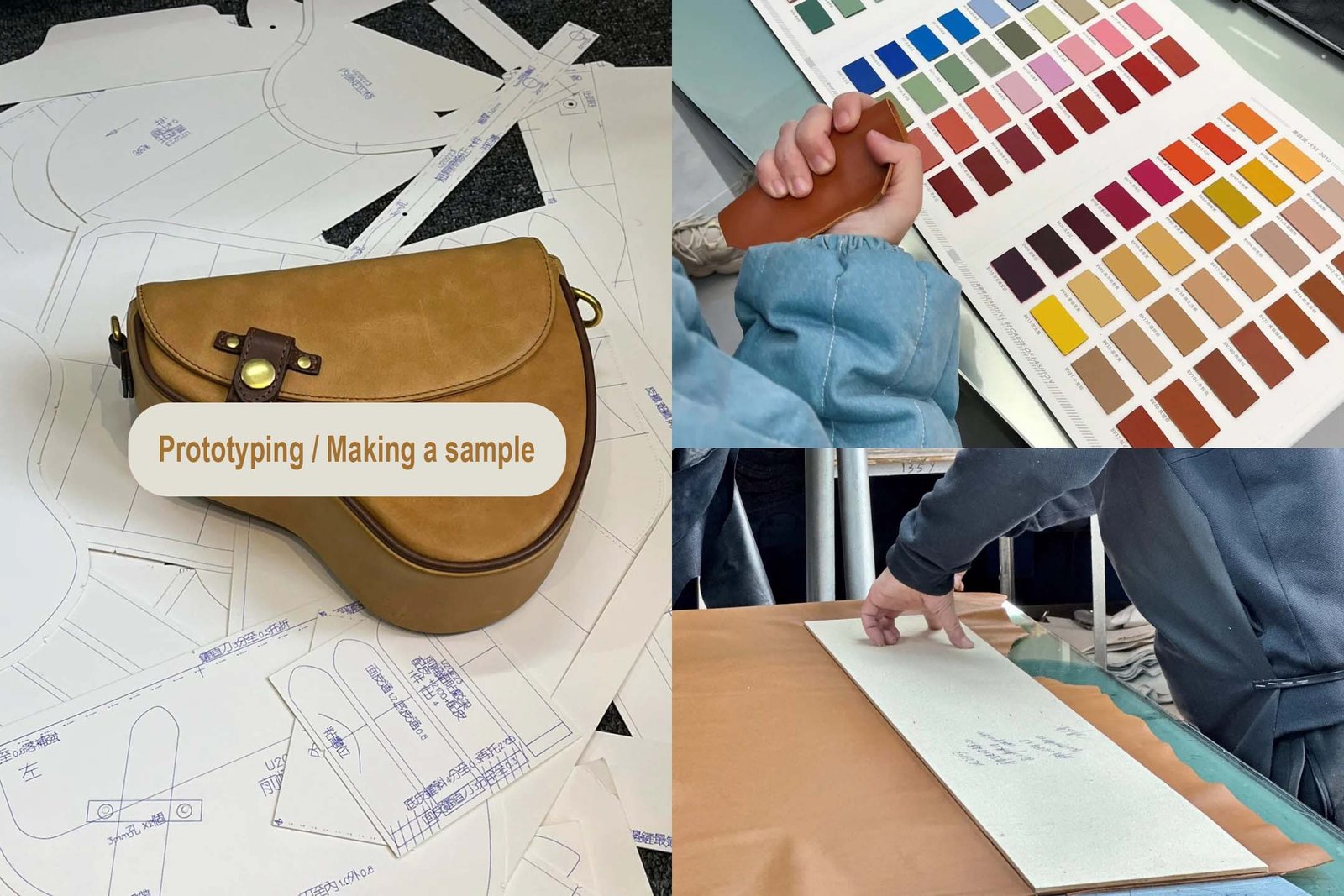 Custom bag sample development team