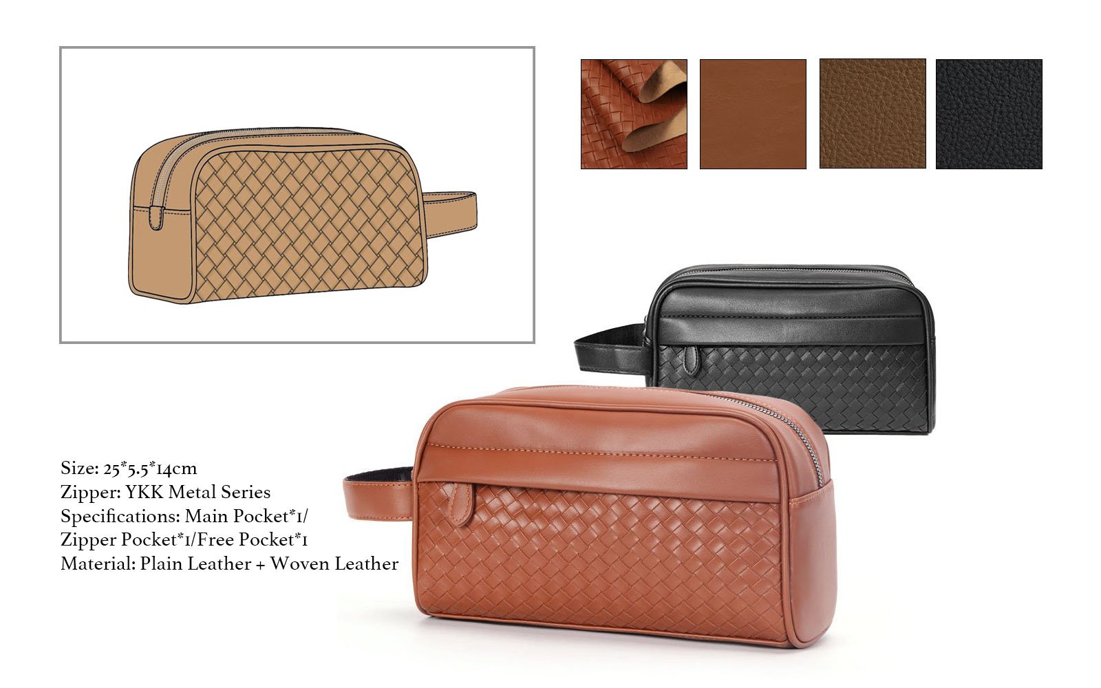 Coraggiobag - Custom Bag, Cosmetic Bag, Toiletry Bag Manufacturer - Free Design - Minimum Order Quantity - Factory Pricing