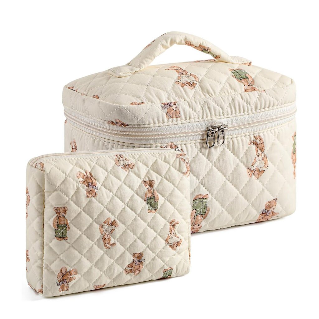 Cotton cosmetic bag