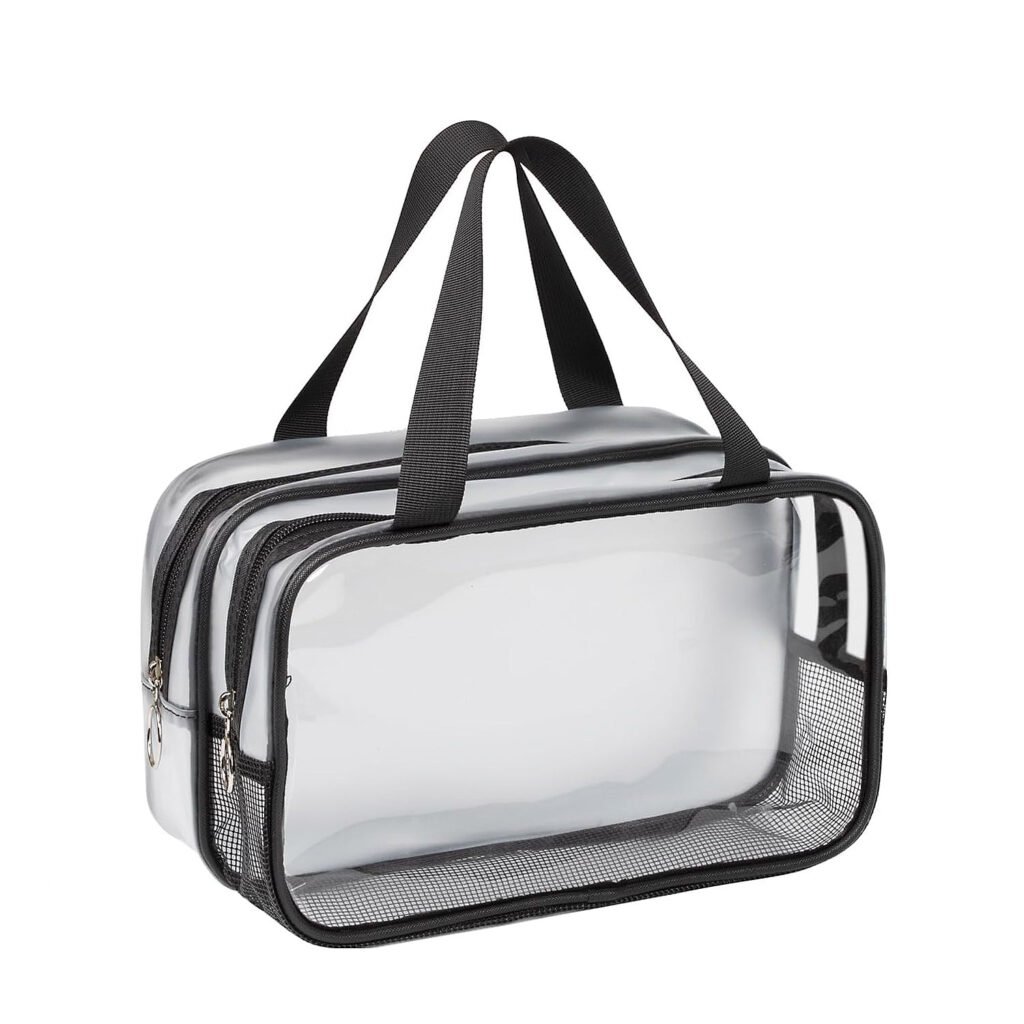 Wet and dry separation cosmetic bag