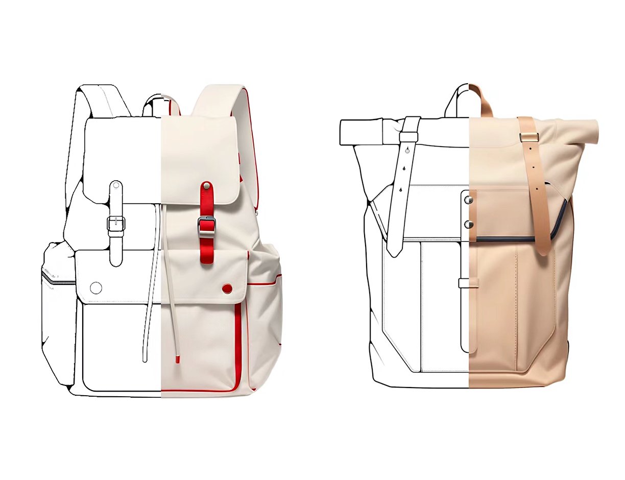 professional work travel backpack design for private label