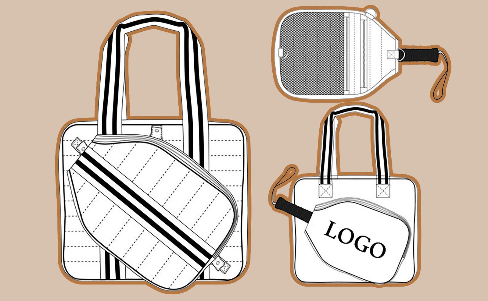 Coraggiobag - Professional Pickleball Bag Manufacturer - Free Design - Minimum Order Quantity