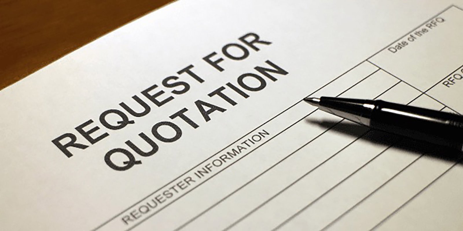 comparing supplier price quotes