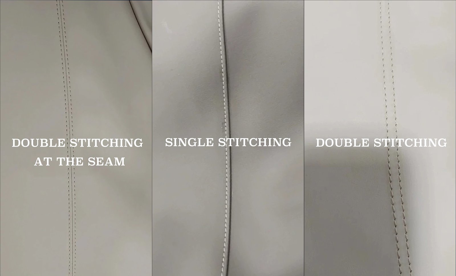 durable leather duffle bag details