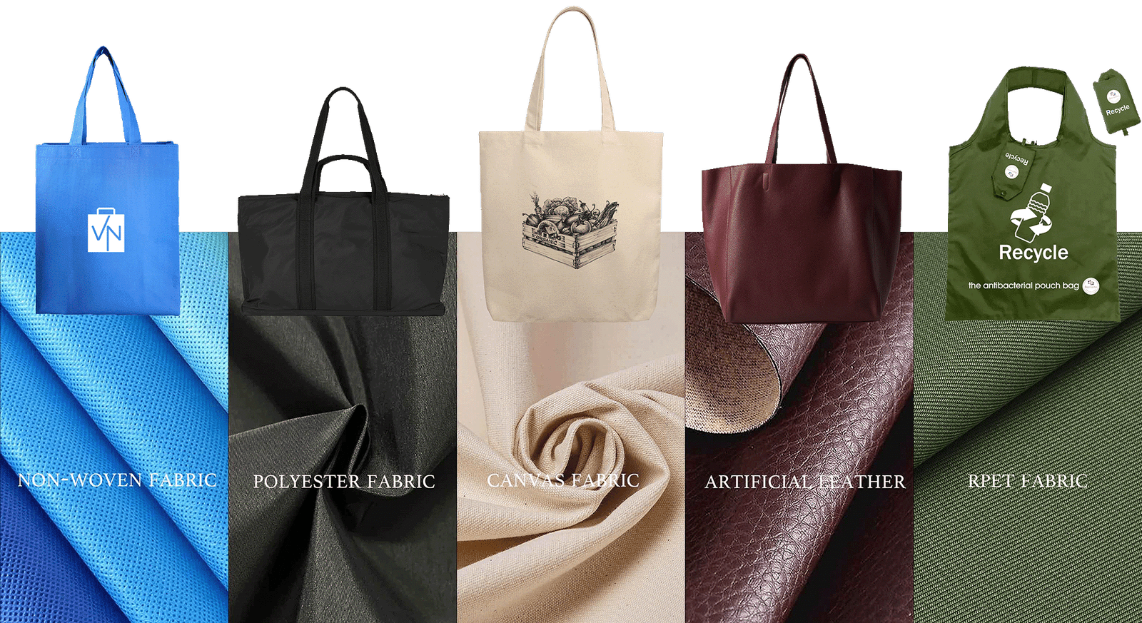 Eco-friendly materials for cosmetic bags