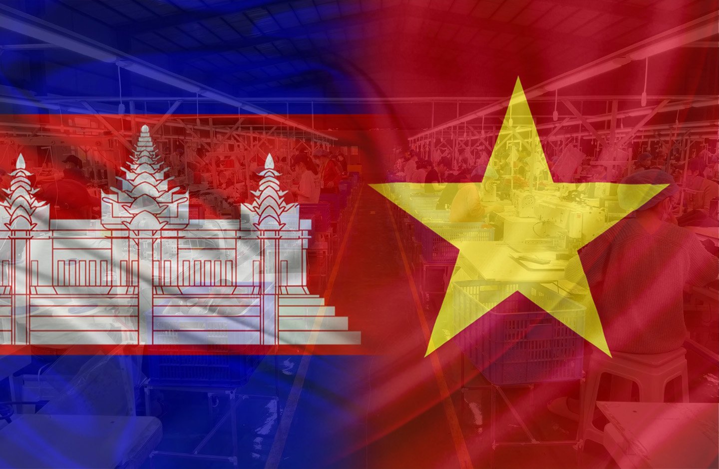 Vietnam textile factory workers sewing