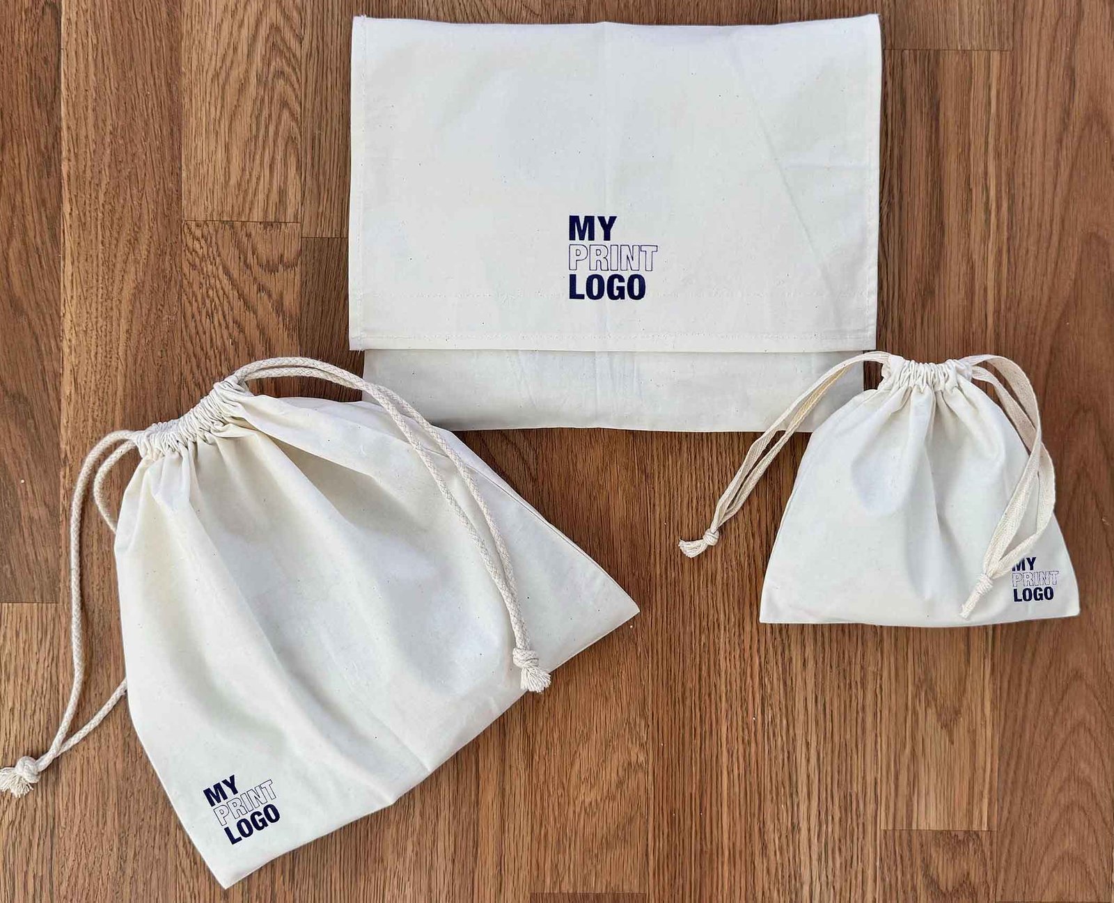 custom printed cotton dust bags bulk
