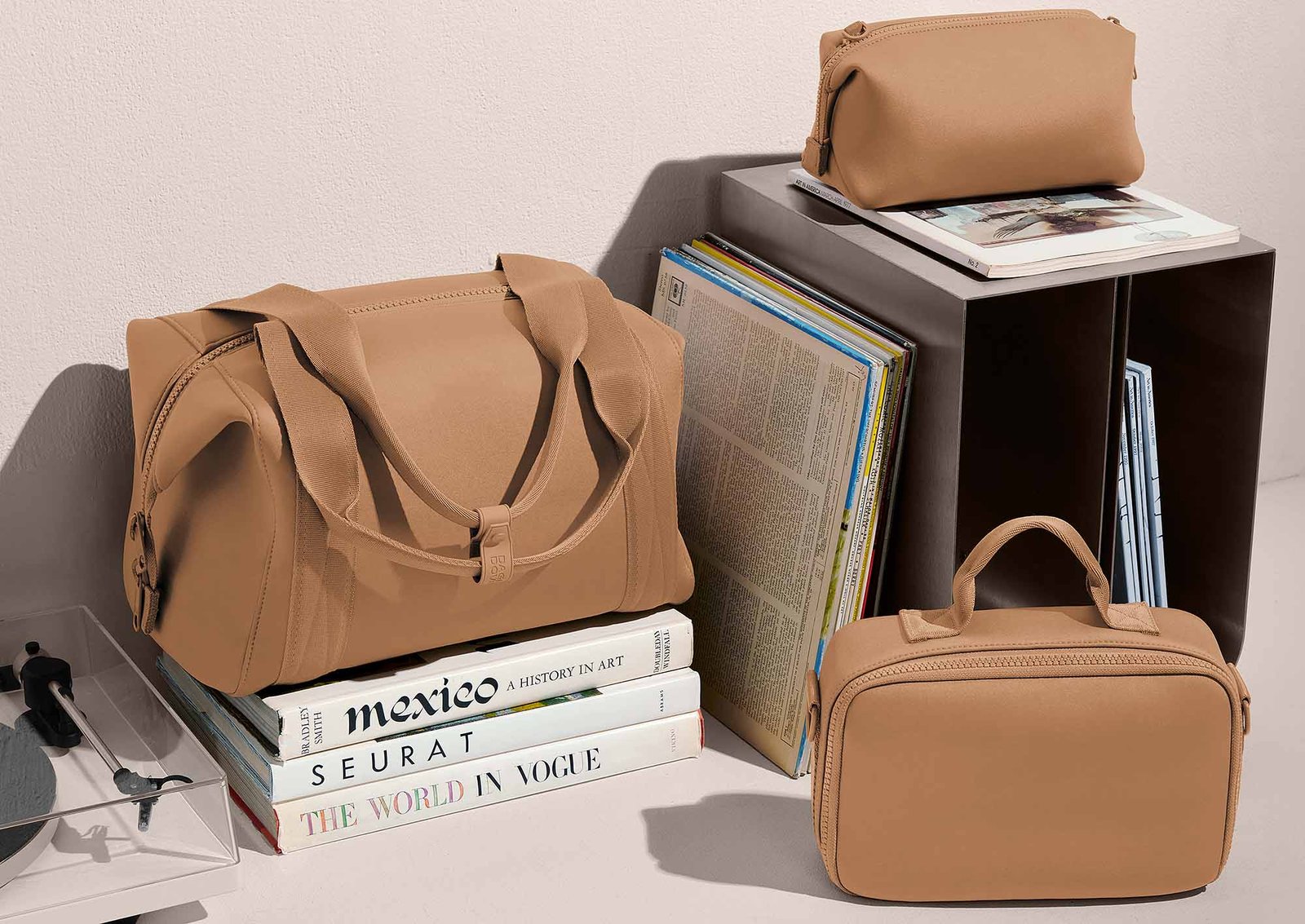 Neoprene bags packed in carton