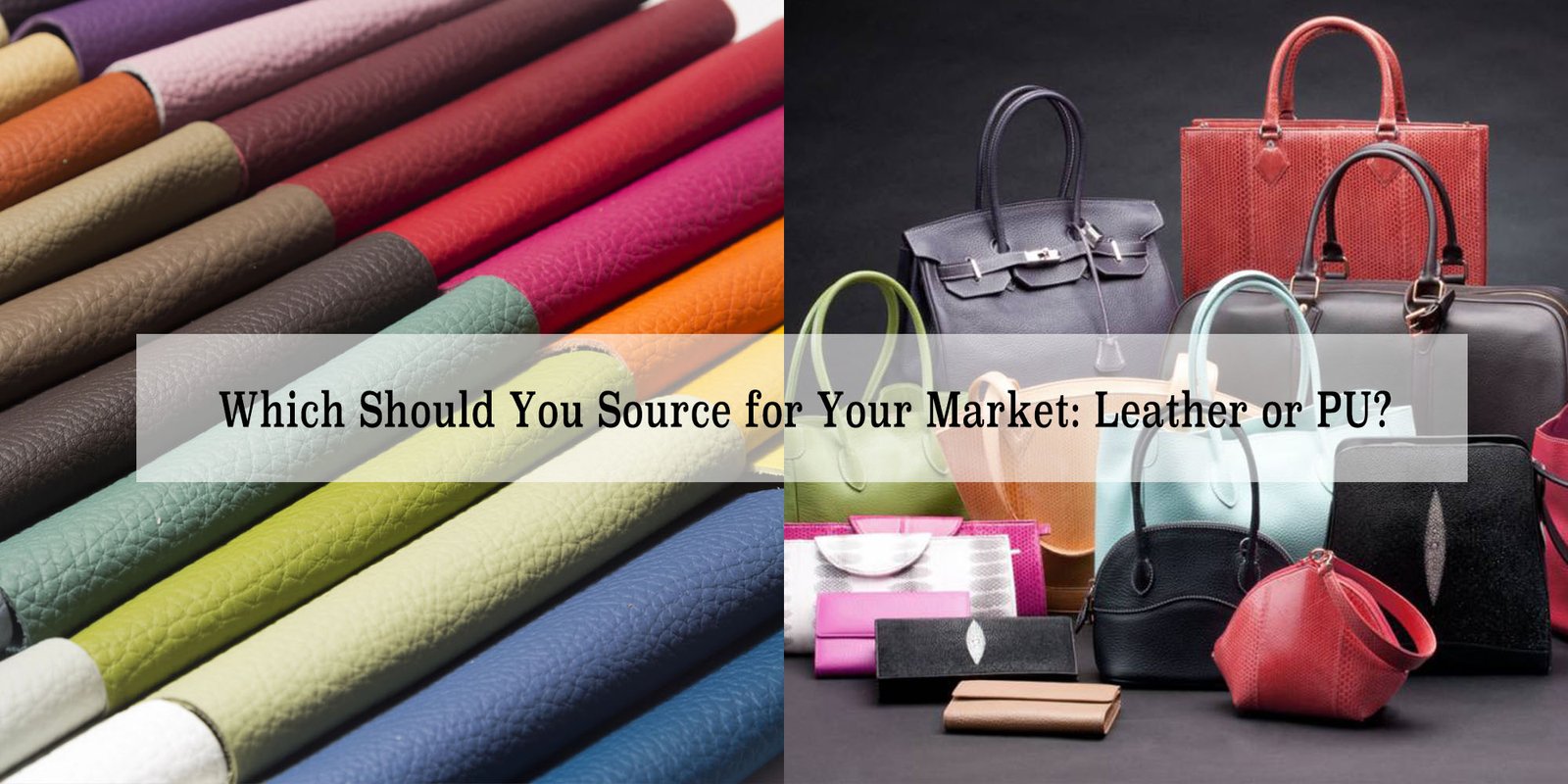 Target market analysis for leather and PU bags