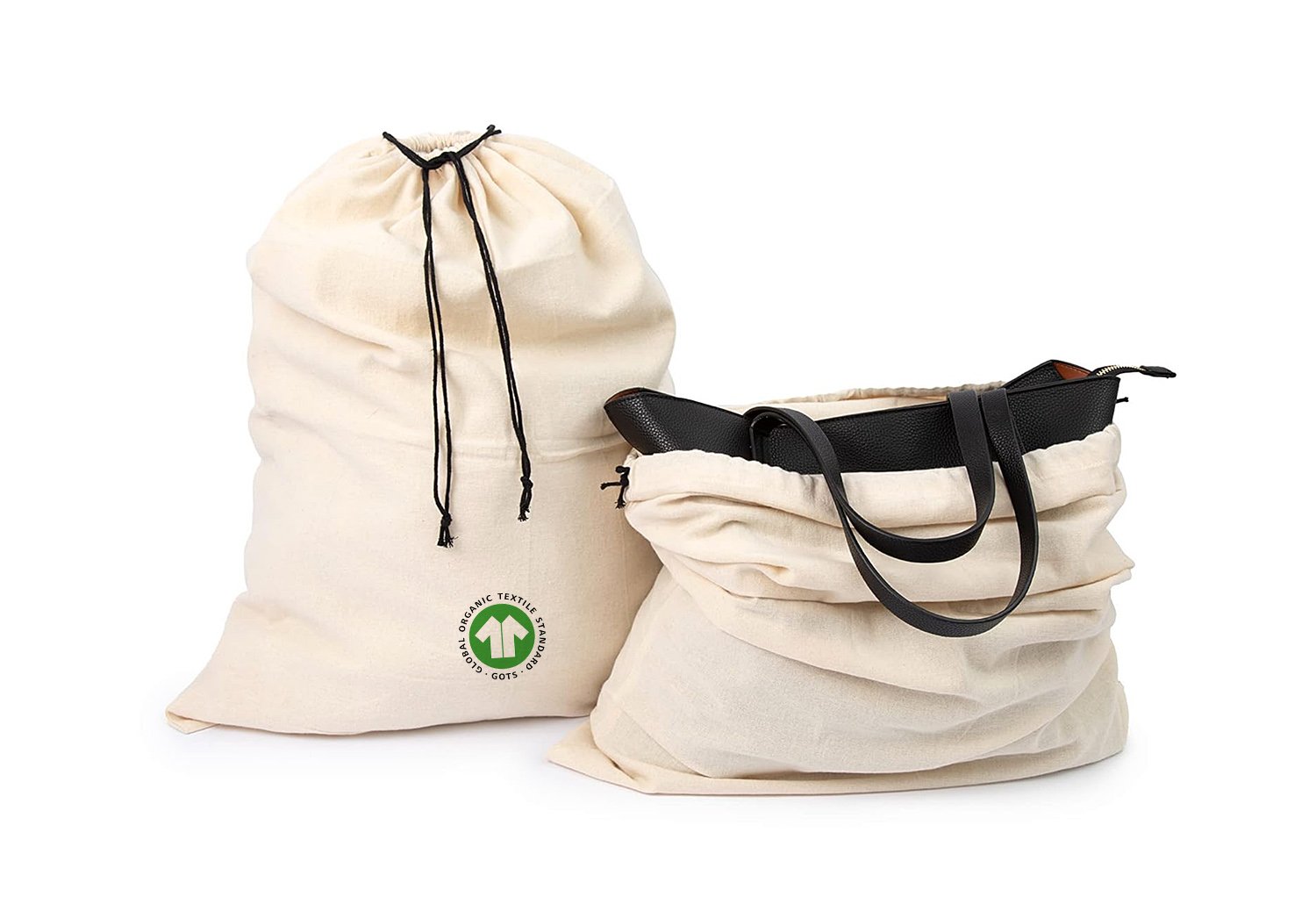 eco friendly organic cotton dust bag