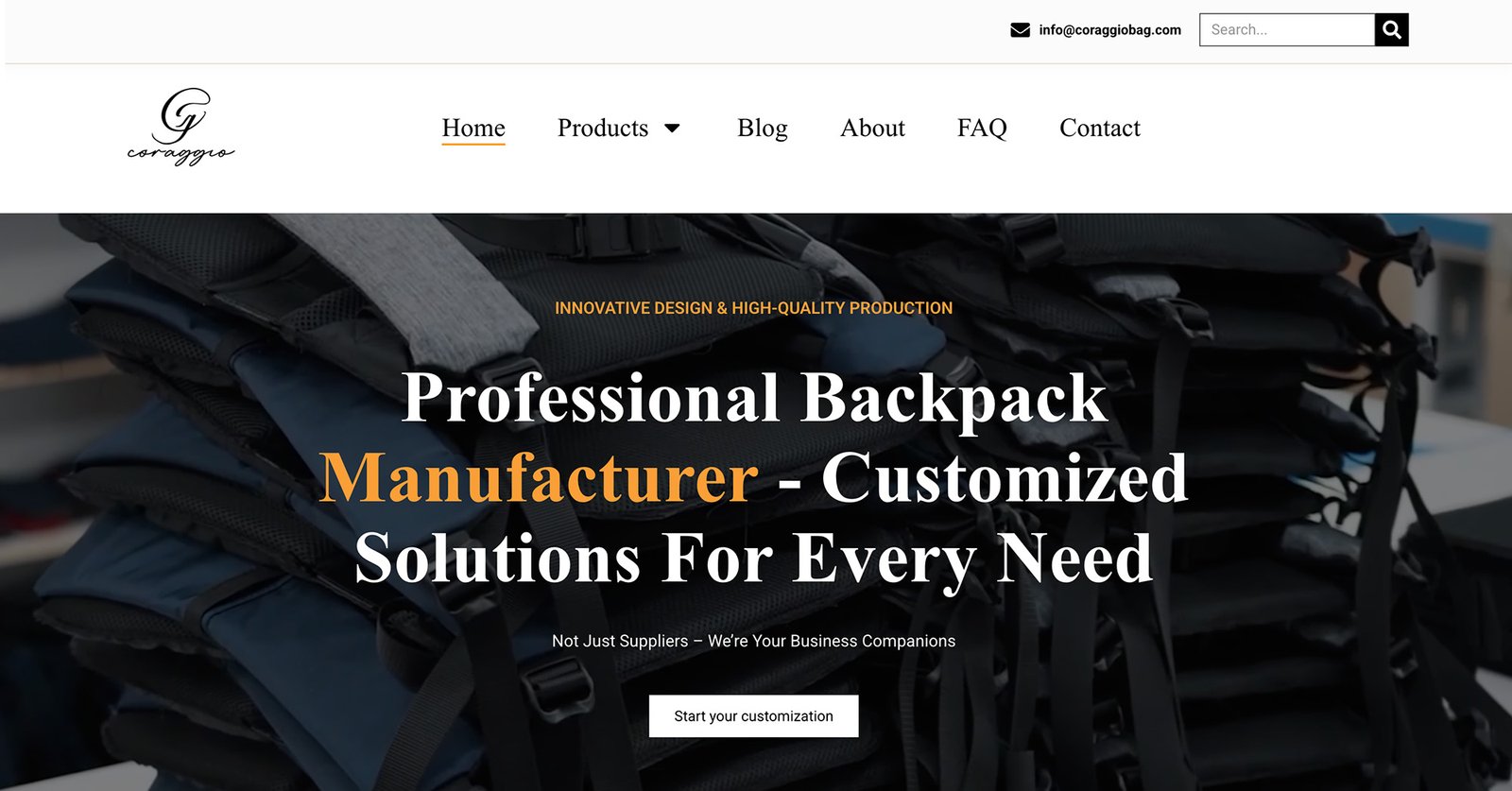 Bag manufacturing factory production line