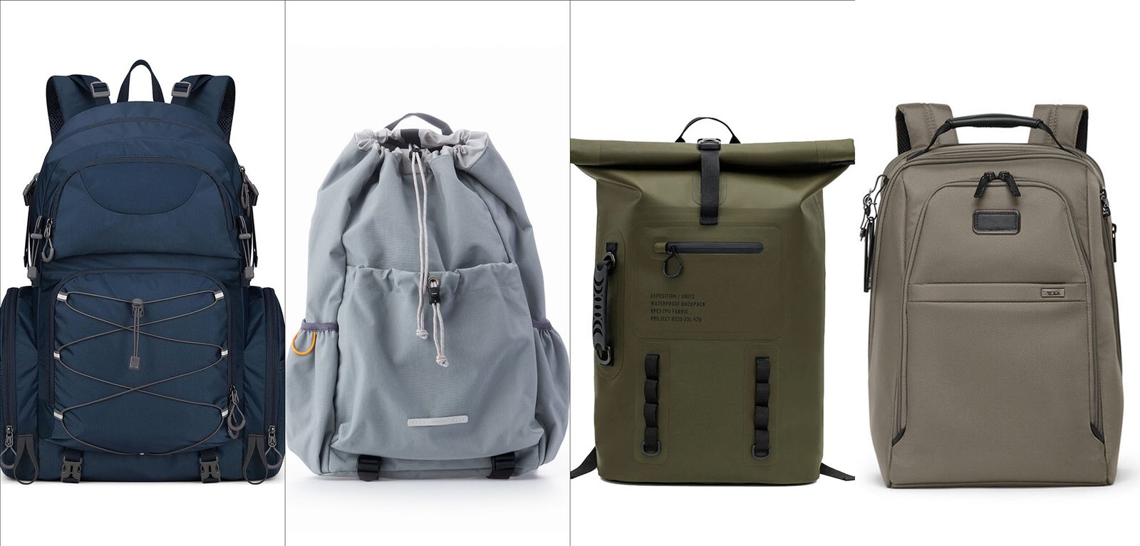 Target market examples for waterproof and water resistant bags