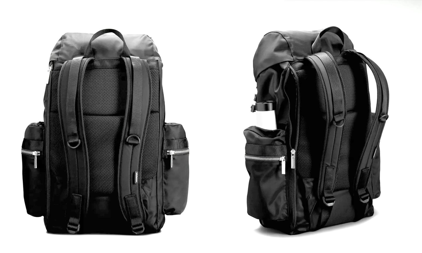 Ergonomic backpack straps and back panel