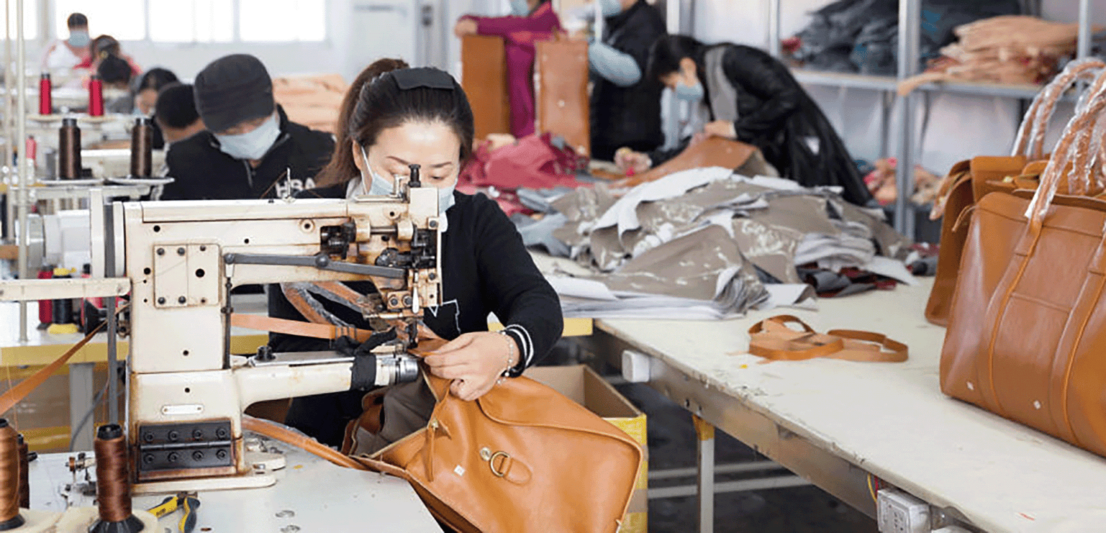 tote bag manufacturing process line