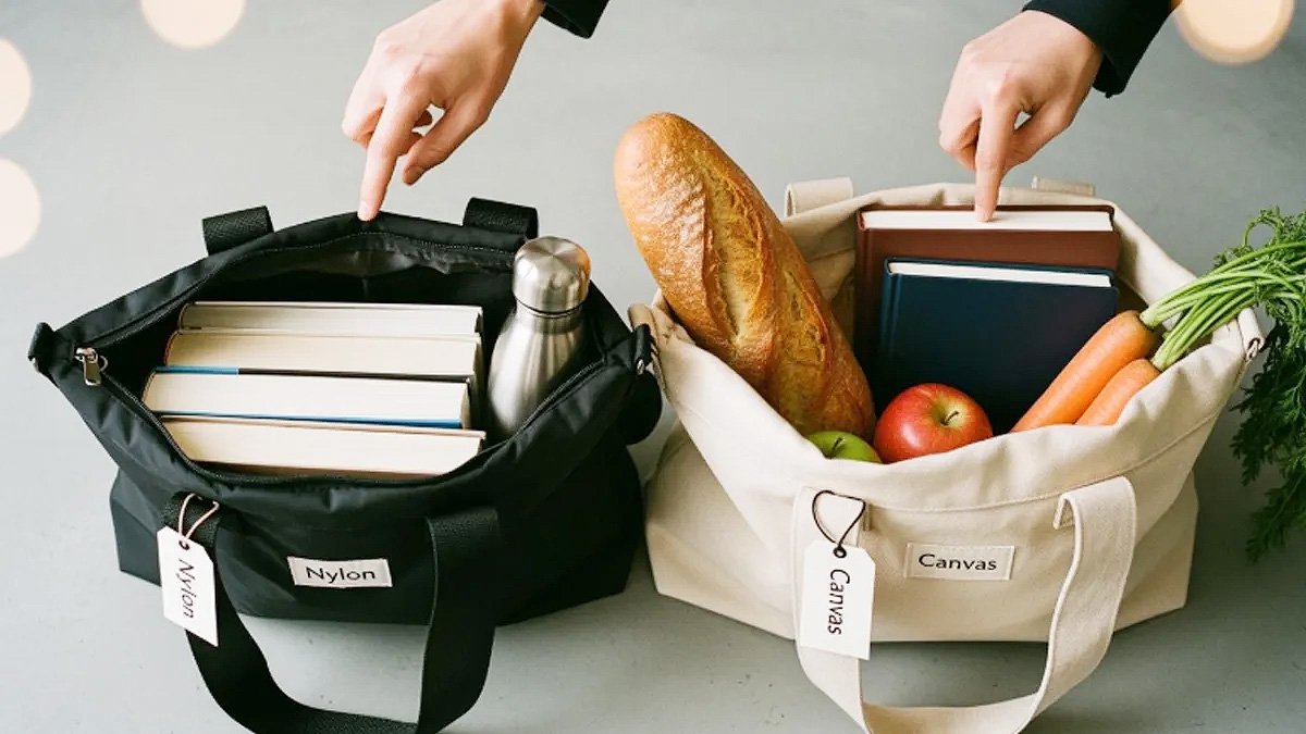 canvas vs nylon tote bags durability