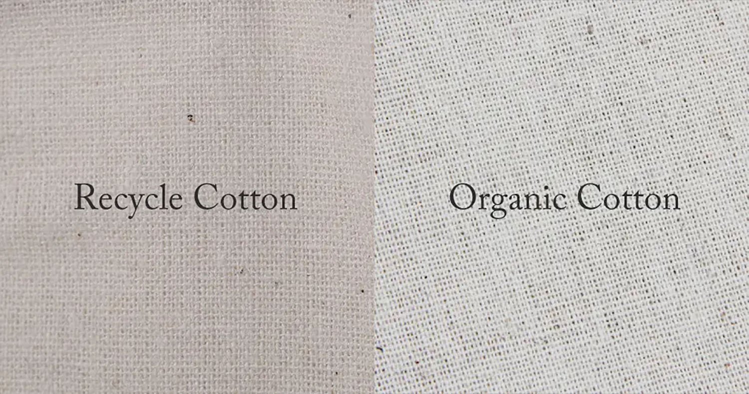 difference between organic and recycled cotton