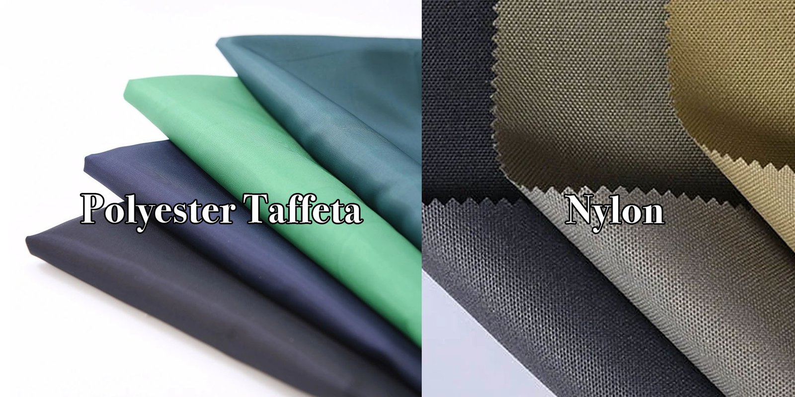 polyester taffeta vs nylon for bags