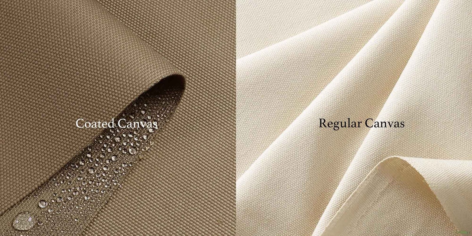 coated canvas vs regular canvas