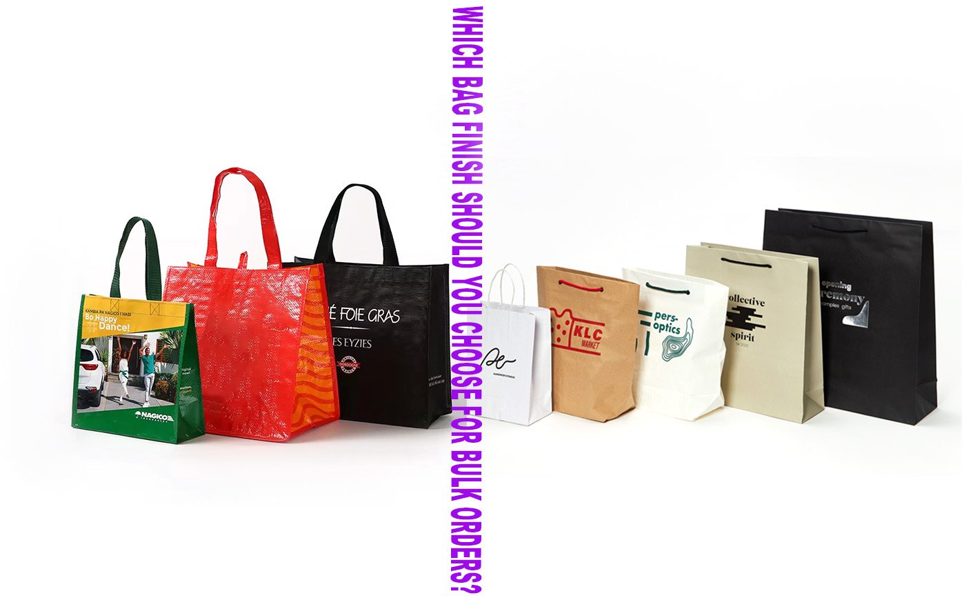 best bag finish for bulk orders