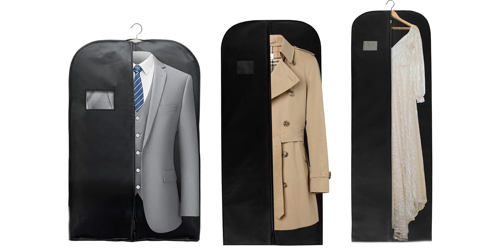 hotel and retailer garment bag sizes