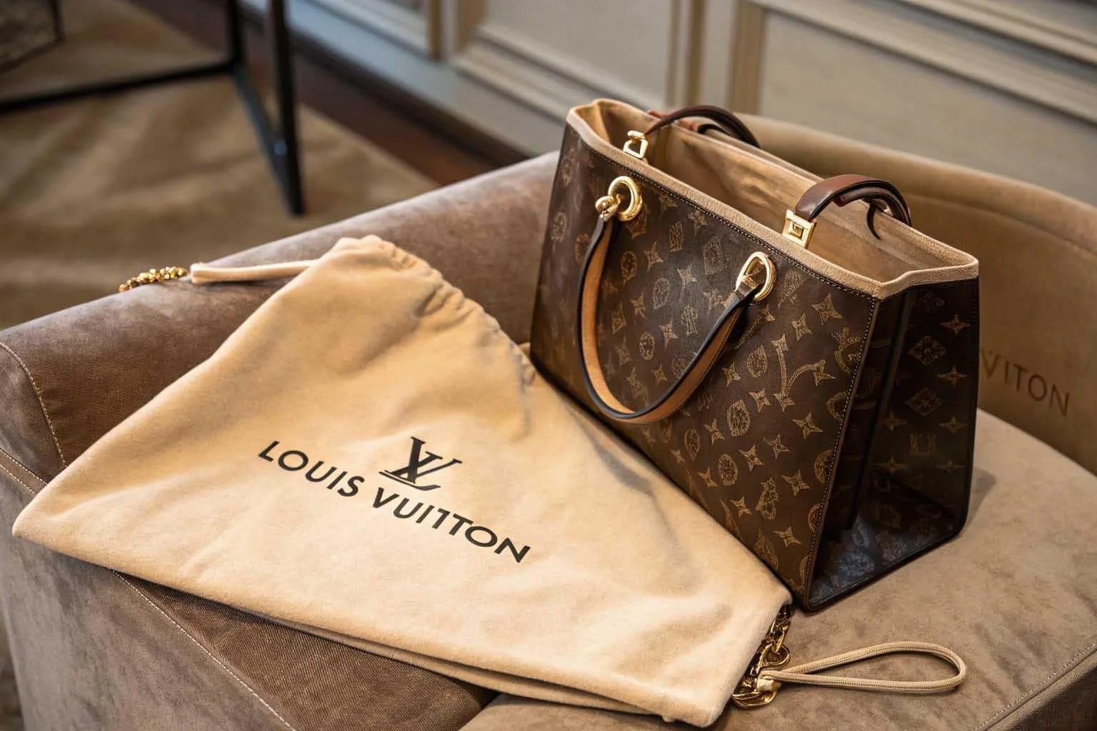 custom printed handbag dust bag packaging