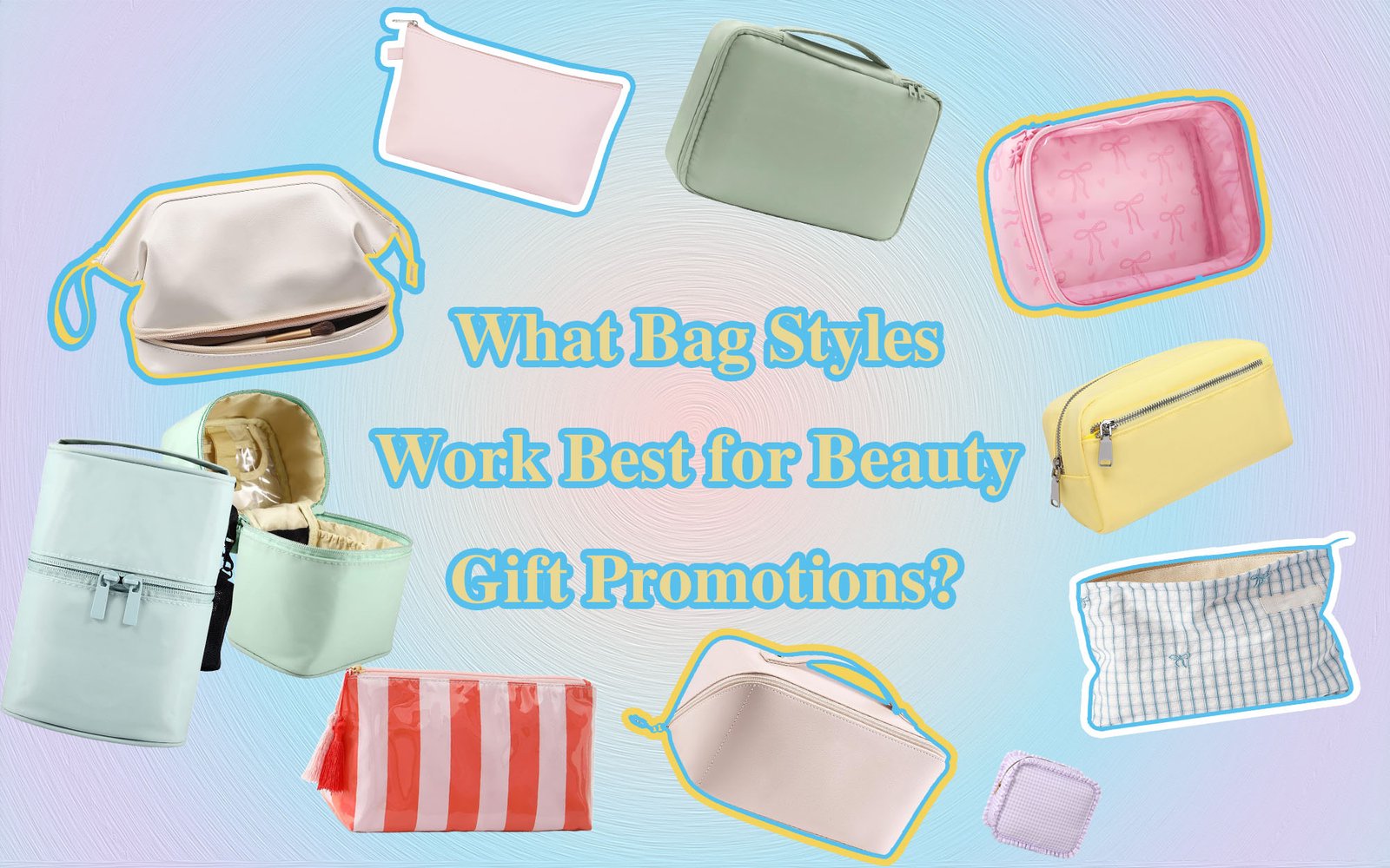 beauty gift promotion makeup bag styles