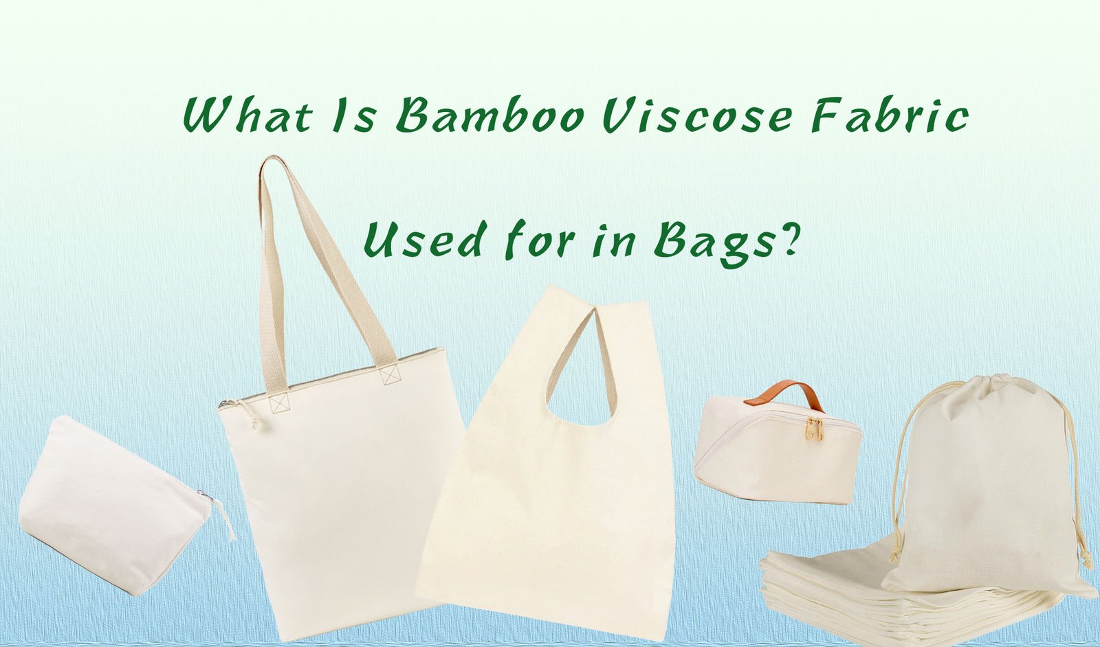bamboo viscose bag applications