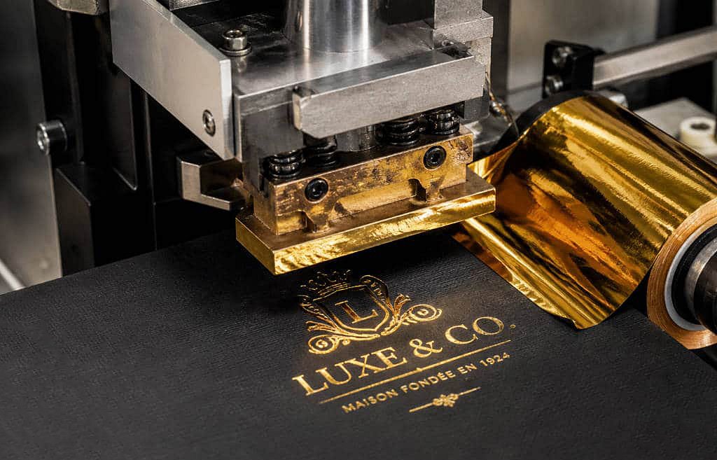 how foil printing works on bags
