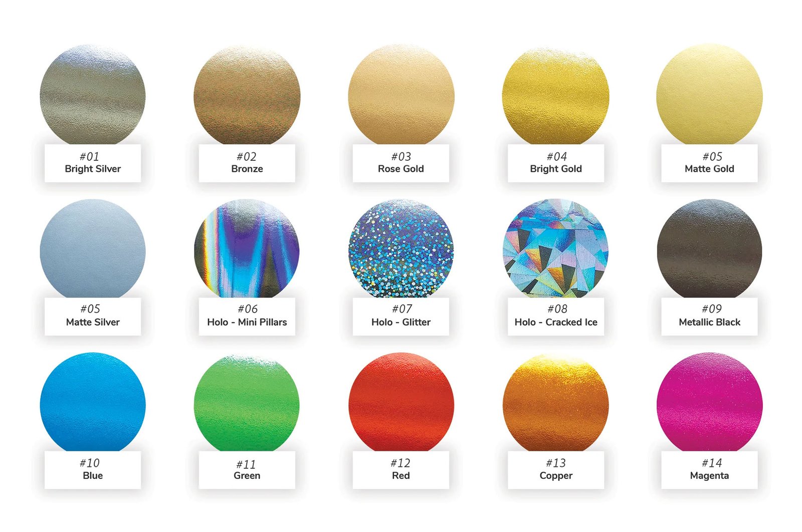 types of foil printing for bags