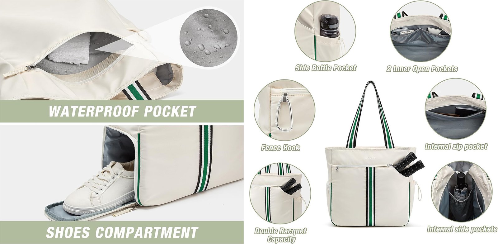 pickleball bag pockets