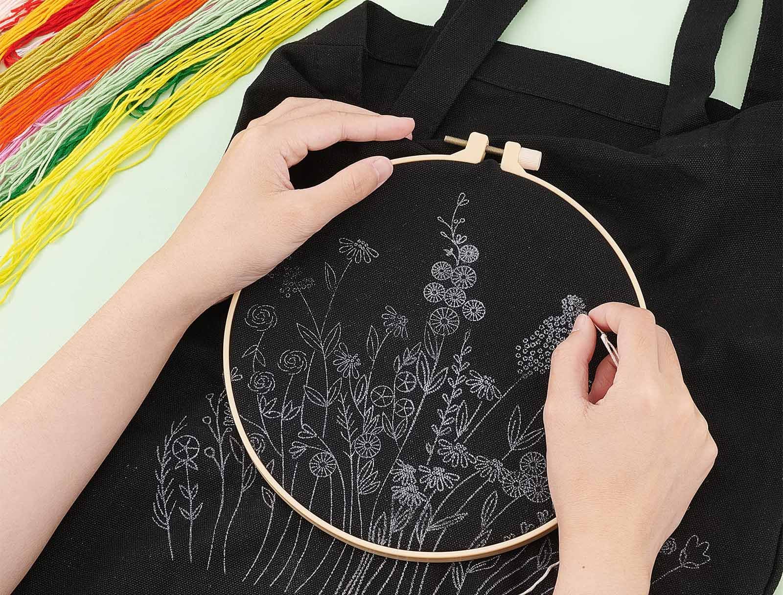 cross stitch needlepoint custom bags