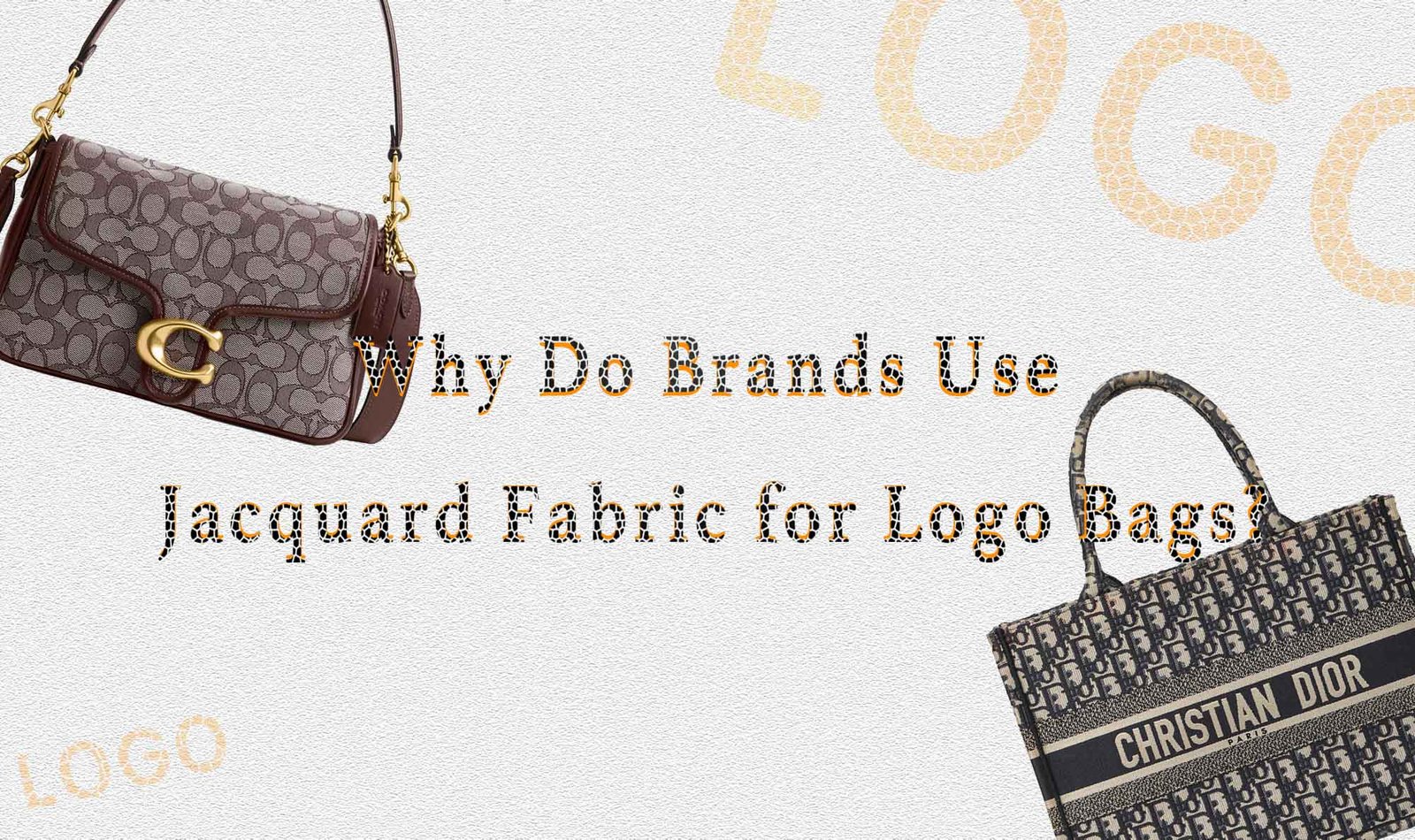 jacquard logo bags