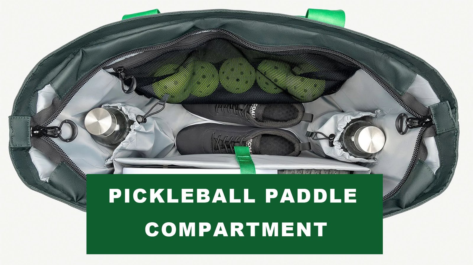 pickleball paddle compartment