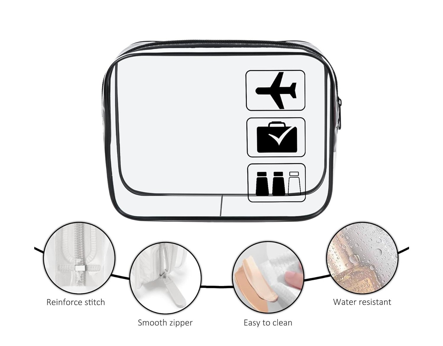 alt with cosmetic bag lining materials