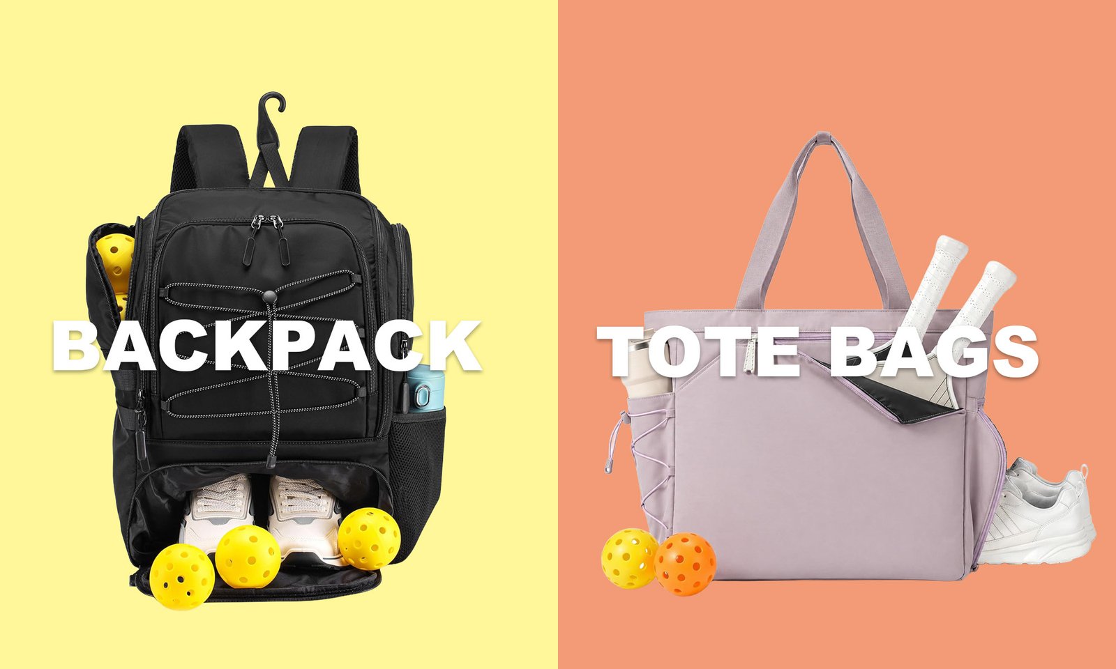 pickleball backpack vs tote bag
