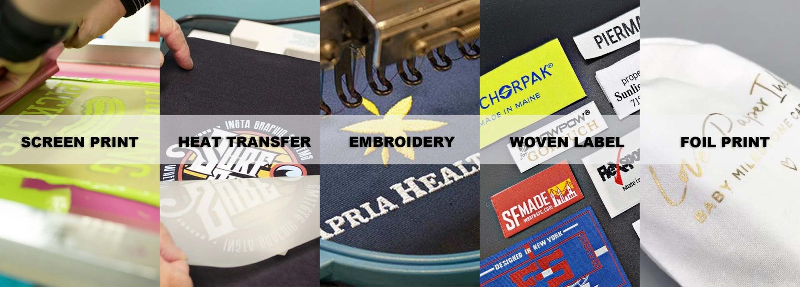 branding methods on fabric packaging bags