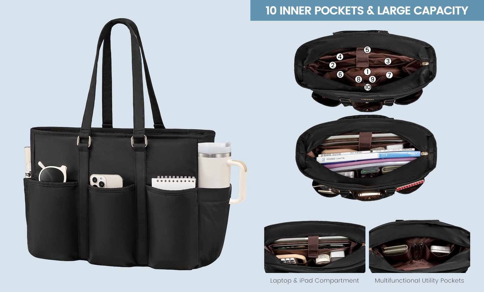 commuting work handbag