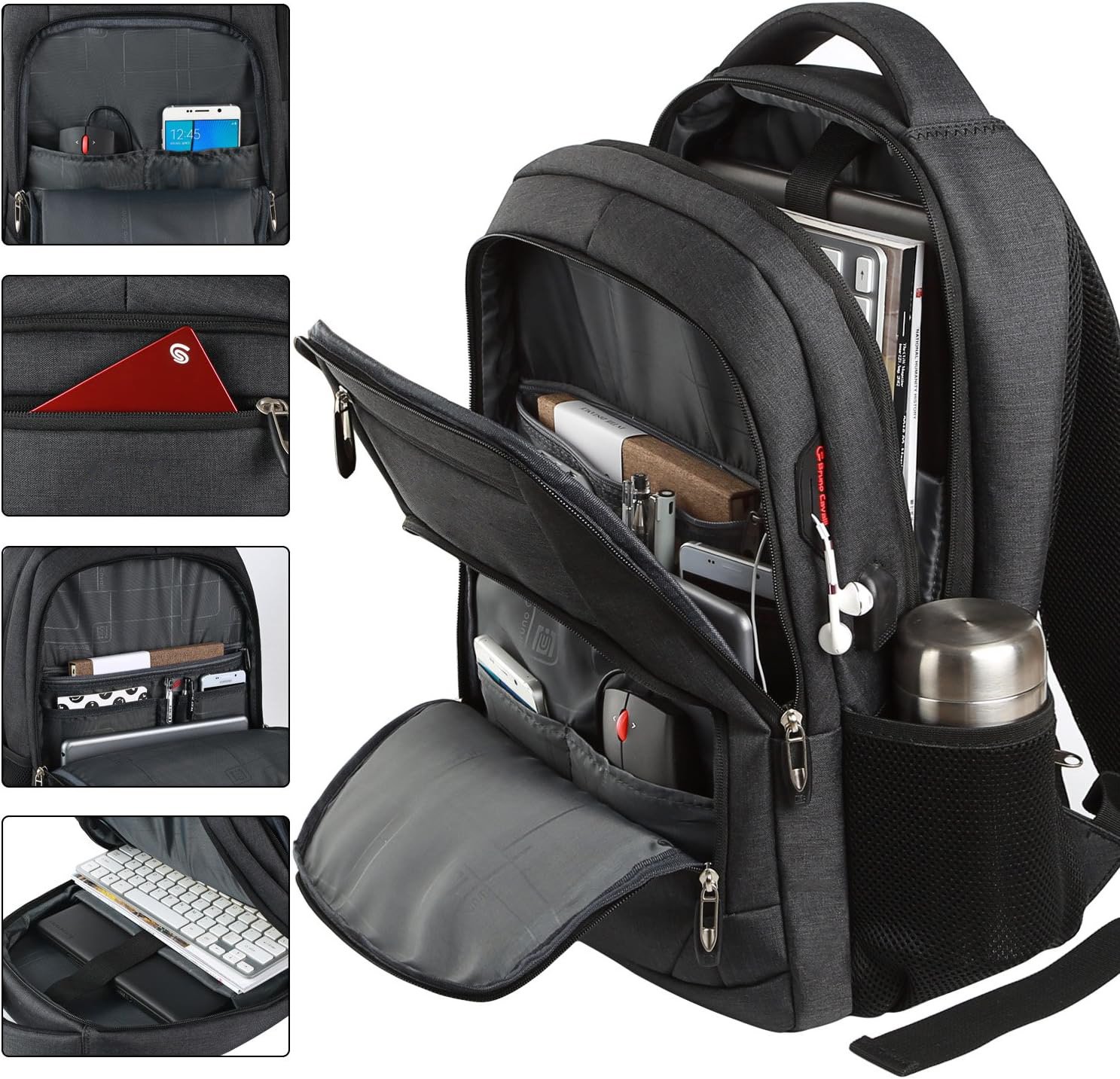 laptop compartment padding for work travel backpack