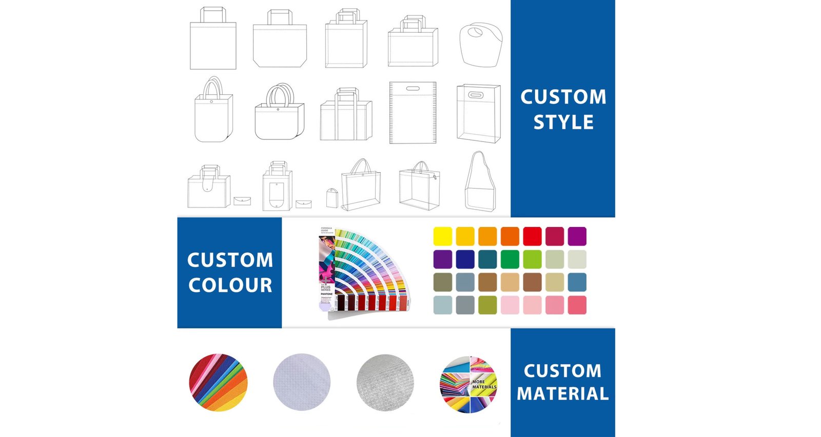 custom reusable insulated grocery bags with logo and retail design