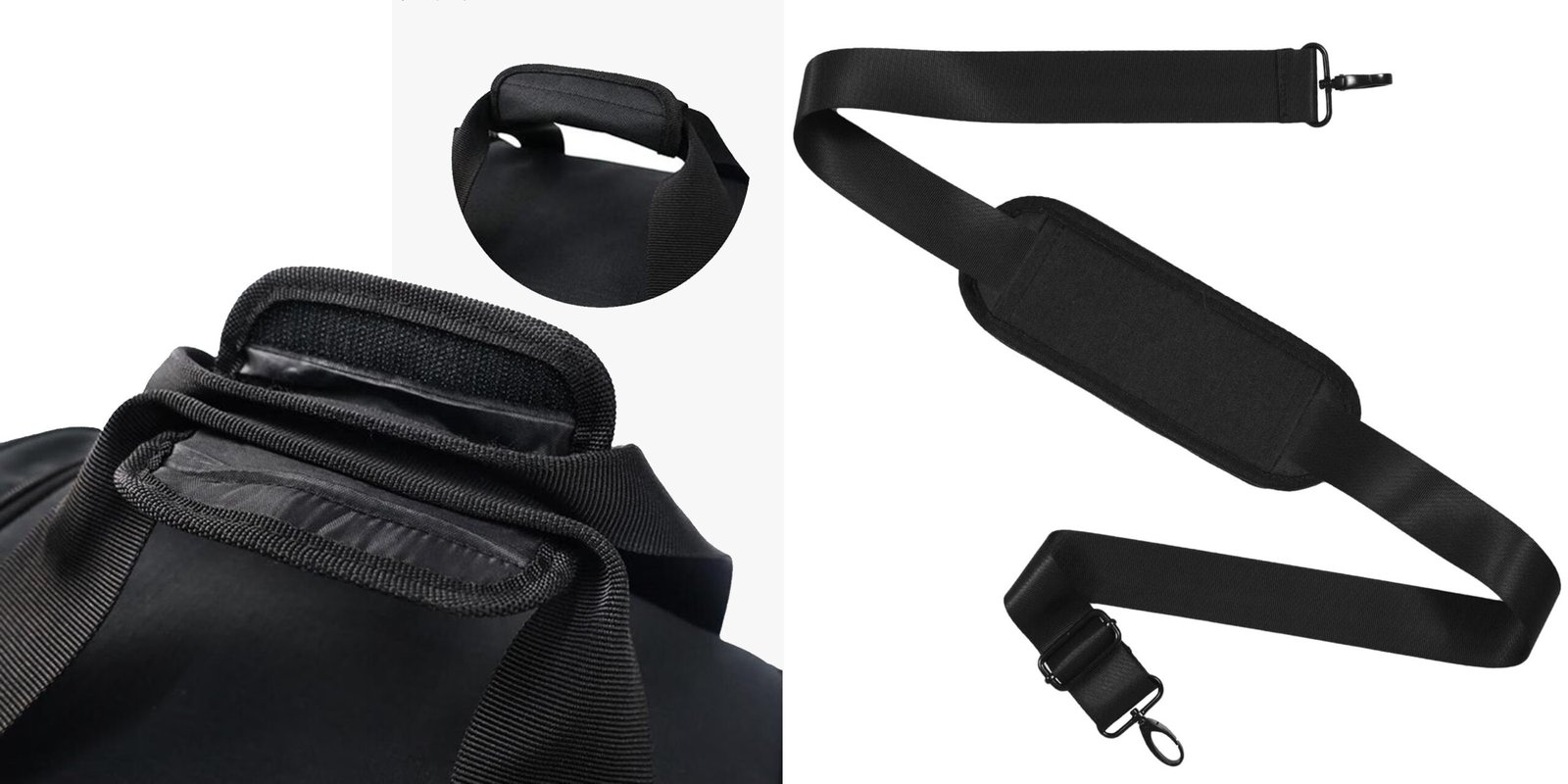 shoulder strap and handle comparison