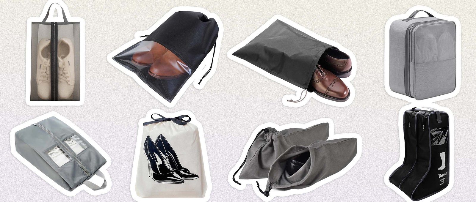 drawstring shoe bags for sneakers slippers and travel shoes