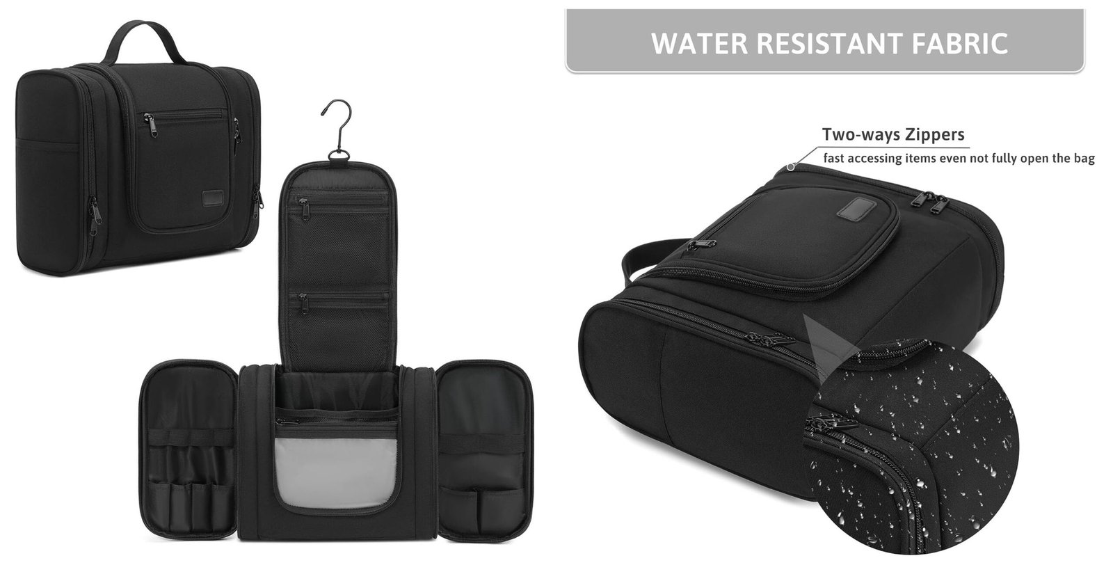waterproof toiletry bag materials