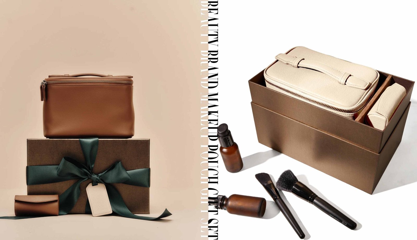 beauty brand makeup pouch gift set