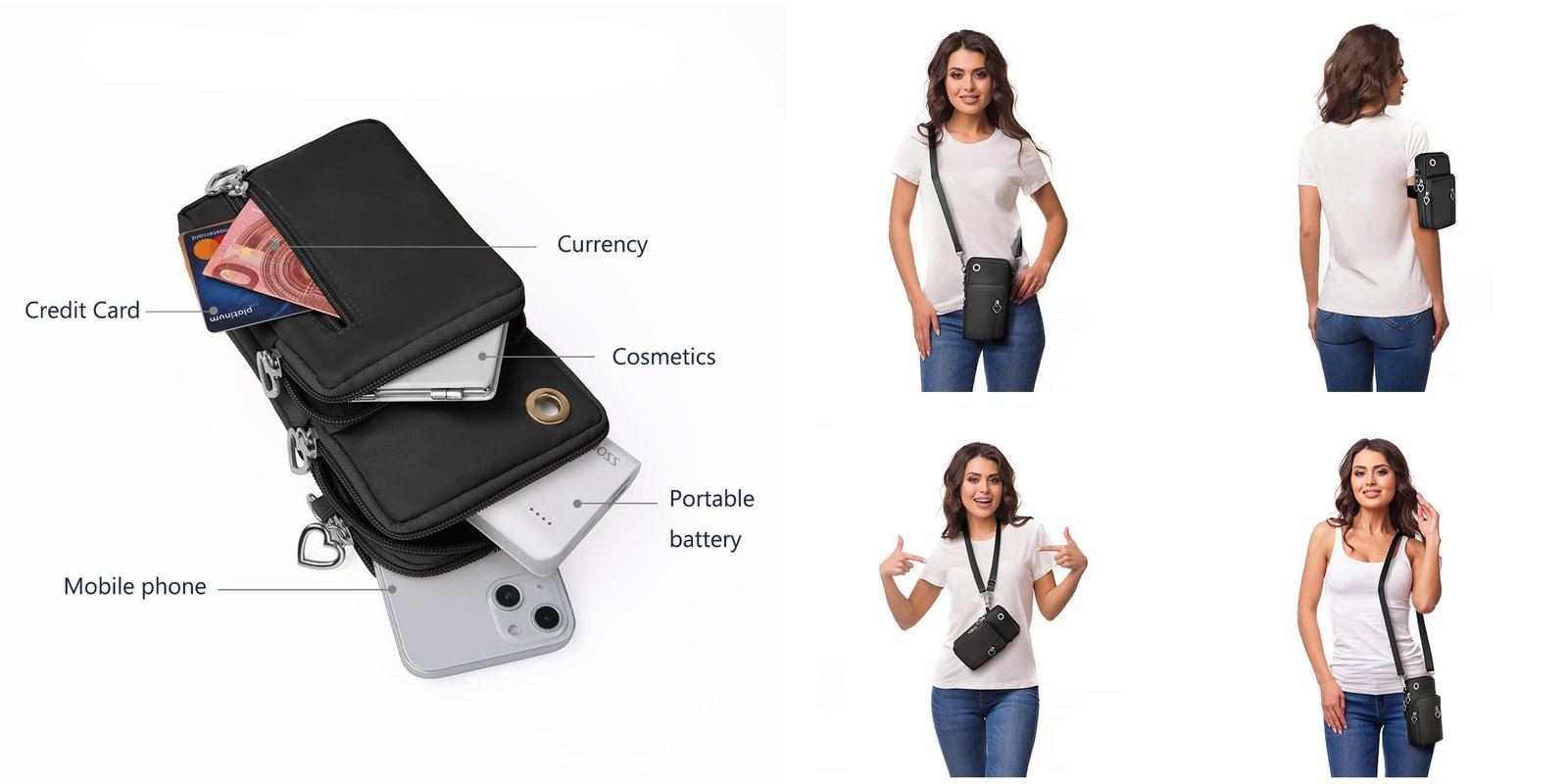 crossbody phone bag uses