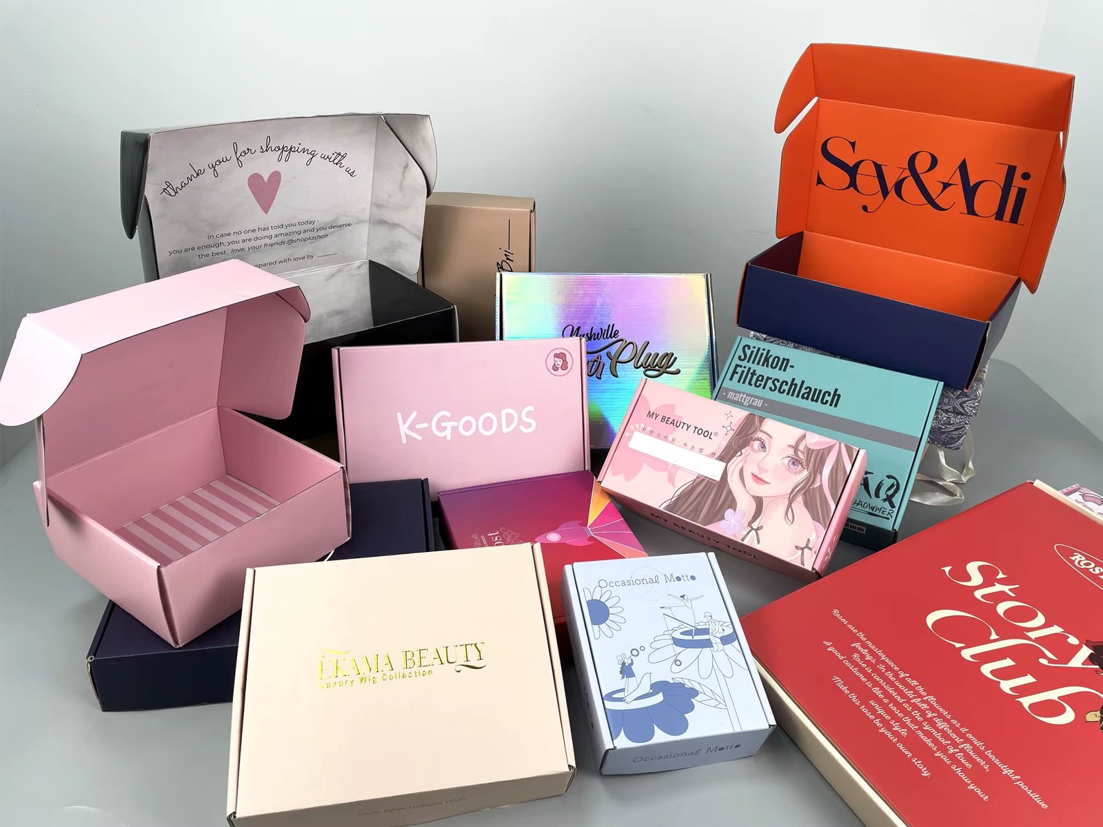 one box for shipping and unboxing