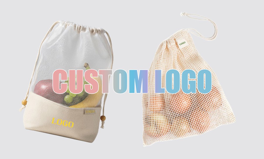 branding options for reusable mesh produce bags