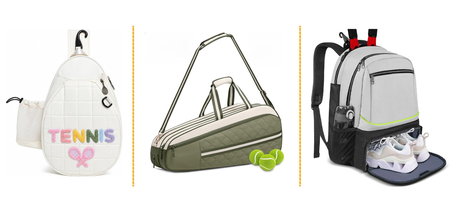 padel & racquet bags backpack sling and duffle comparison