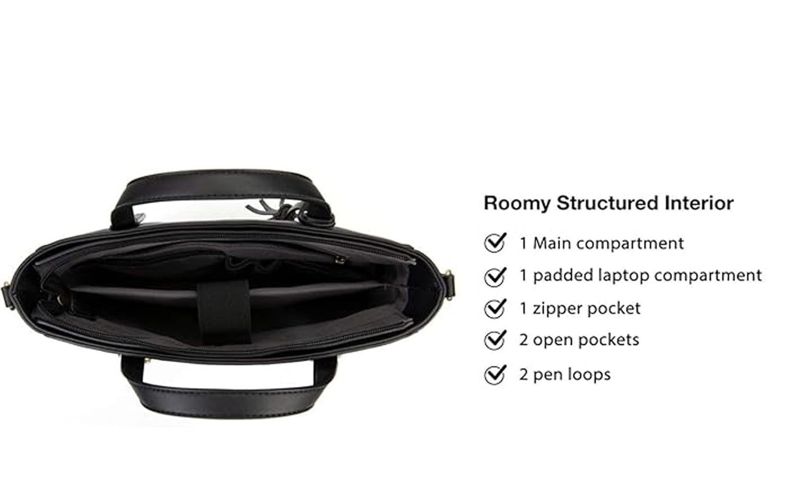 hybrid work backpack totes with laptop sleeve protection details